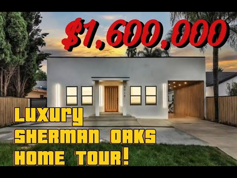 Luxury Home Tour in Sherman Oaks, California | Newly Remodeled Masterpiece!