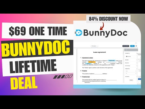 💥💥BunnyDoc Lifetime Deal | Ultimate Document Signing Hack | $69 Lifetime Deal | 84% Now