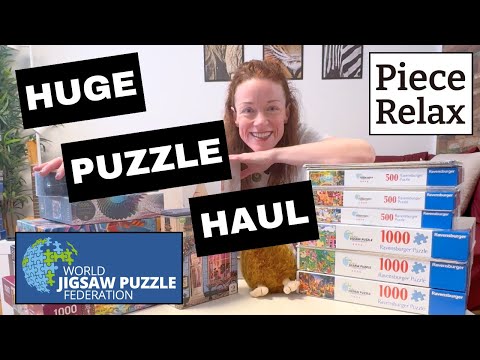 HUGE Haul from my Trip to the World Jigsaw Puzzle Championship Competition #puzzle #jigsawpuzzle