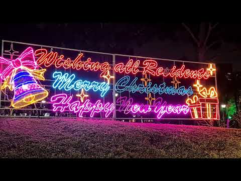 Christmas lights 2021 - Heartland lightup @ Yishun