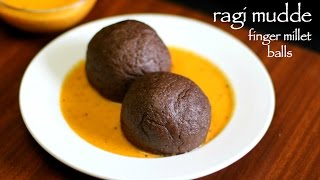 ragi mudde recipe | ragi ball recipe | finger millet ball | ragi sangati