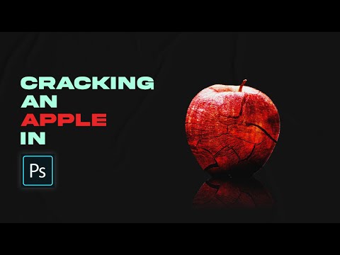 CRACKING AN APPLE IN ADOBE PHOTOSHOP | QUICK TUTORIAL