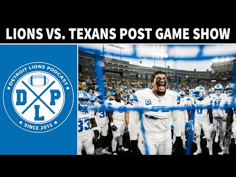 Houston Texans Post Game - Detroit Lions Podcast Reacts