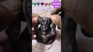 DIY Natural Clay Ganesha Idol for Vinayaka Chathurthi! 🌿✨ #DIYGanesha #EcoFriendlyCrafts #ClayArt