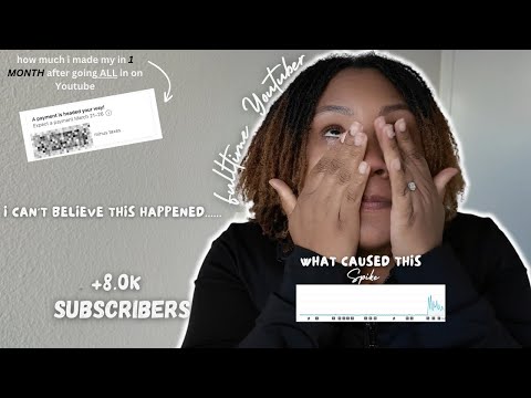 After 1 Month as A Full Time YouTuber I was Paid This Much | Analytics & Monetizations