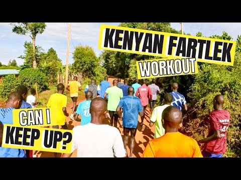 BRUTAL FARTLEK WORKOUT WITH ELITE KENYAN RUNNERS