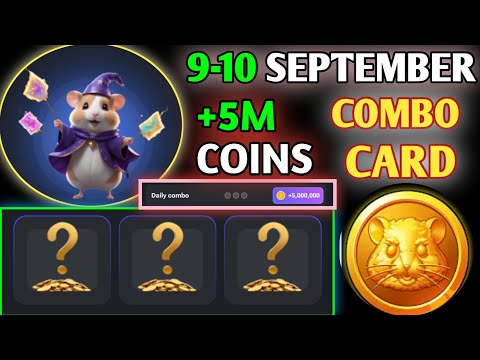 today hamster combo card | 9-10 September hamster combo card | daily hamster combo card #hamsters