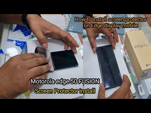 How to Install Screen Protector on Motorola edge 50 FUSION