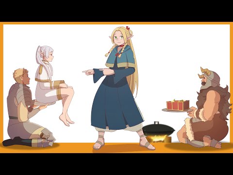 Marcille Chooses Food but POKEDANCE | Dungeon Meshi Animation