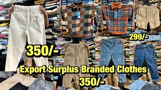 Export Surplus Branded Clothes At Very Affordable Prices || Corduroy Pant | Linen Short | Sweatshirt