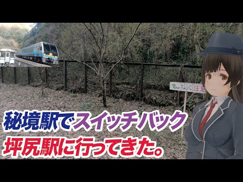 秘境駅でスイッチバック 土讃線 坪尻駅に行ってきました