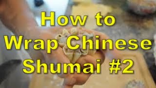 How to wrap Chinese Shumai (style 1) - Ny The Cook