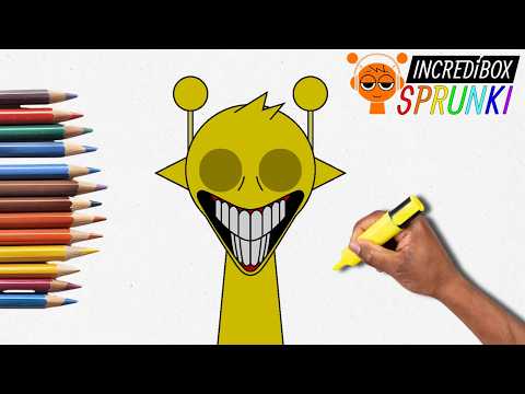 How to Draw Simon Horror - INCREDIBOX Sprunki | Step-by-Step Tutorial