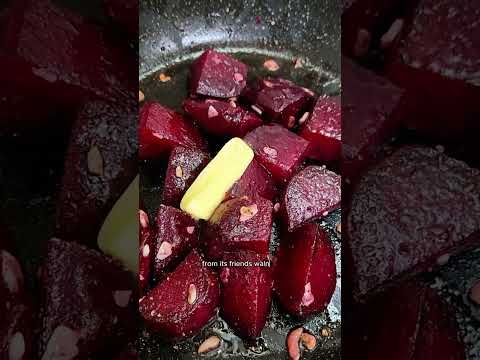 Beetroot and feta salad with candied walnuts #beetroot #saladrecipe #healthyrecipes