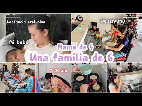 MI RUTINA DE MAÑANA CON 4 HIJOS 🌞 MAMÁ Y AMA DE CASA DE TIEMPO COMPLETO 🏡 mis DIAS EN EL HOGAR