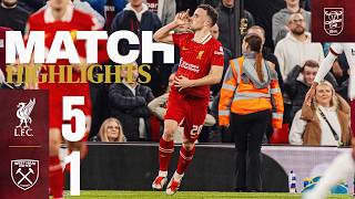 Jota, Salah & Gakpo score in FIVE goal win! | Liverpool 5-1 West Ham | Carabao Cup Highlights