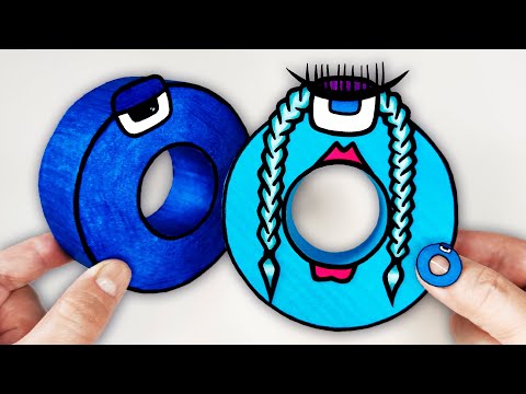 Cool Craft | Paper Alphabet Lore O+O 💙