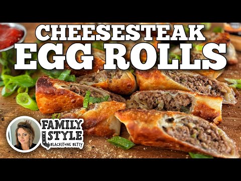 Cheesesteak Egg Rolls | Blackstone Griddles