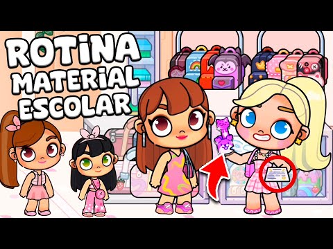 ROTINA MATERIAL ESCOLAR | AVATAR WORLD ROTINAS E HISTÓRIAS