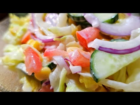 Vegetable Salad With Mayo Dressing