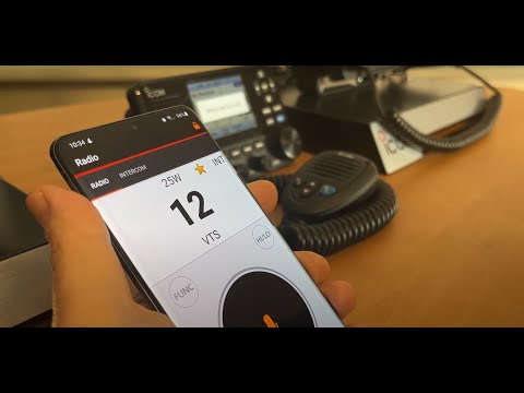 Setting up your Icom IC-M510 Marine VHF/DSC Radio for Smartphone Control