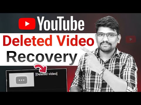 How to Recover Deleted Videos From Youtube Channel in Telugu (2024) | Youtube Tips Telugu 2024