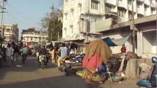 Walking around Dudia Talav Fruit Market; Navsari, Gujarat, India - 13th February 2011