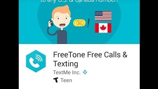 (Free tone) Free Call and Texting U.S And Canadian