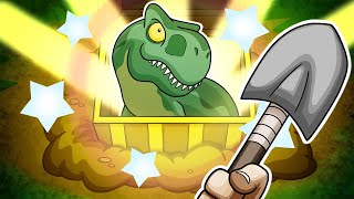 We Dig Up Treasure To Pick Dinos, Then Fight!