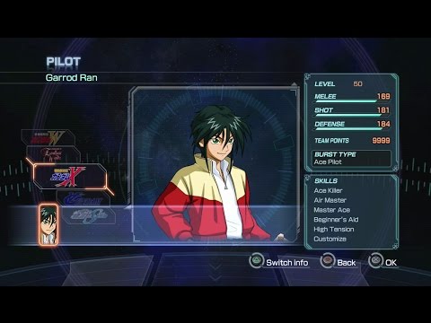 Dynasty Warriors Gundam Reborn Garrod Ran