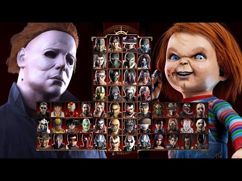 Mortal Kombat 9 - MICHAEL MYERS & CHUCKY - Expert Tag Ladder - Gameplay @(1080p) - 60ᶠᵖˢ ✔