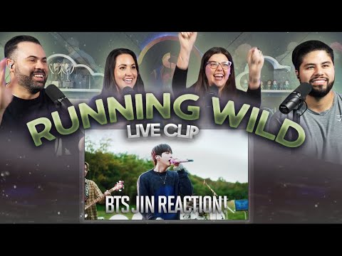 Jin of BTS "Running Wild Live Clip" -  We can't get enough of this song 🤩 🥳🎂| Couples React