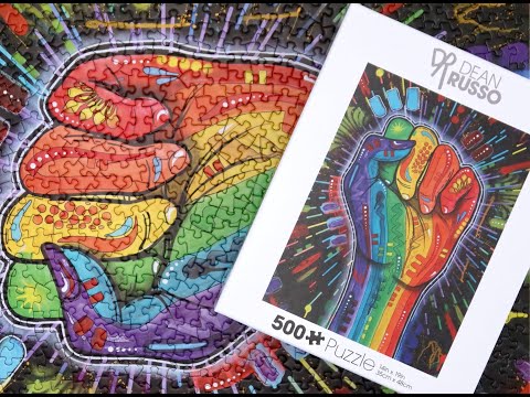 Love Is Power #shorts #puzzle #pride #rainbow #jigsawpuzzle #puzzlelover #jigsaw