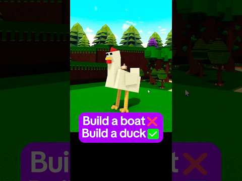 Build a boat❌ Build a duck✅#roblox #babft #buildaboat #buildaboatfortreasure #mamaimacrimimal #fyp