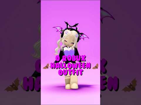 0 ROBUX HALLOWEEN OUTFIT💜 #roblox #lanahyt #freerobloxoutfit