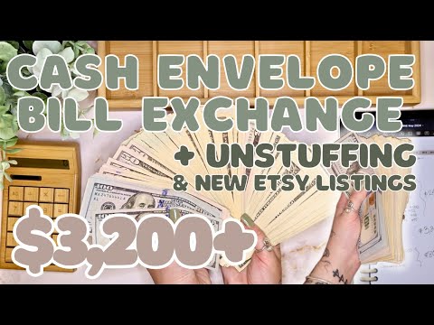 $3,200+ Bill Exchange & Unstuffing | Condensing Sinking Funds, Savings & Bills | 24 Year Old Budgets