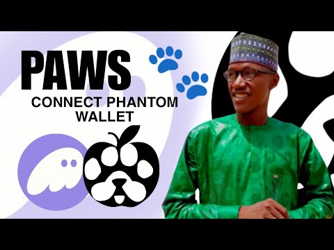 PAWS SOLANA WALLET CONNECT |  HOW TO CONNECT PHANTOM WALLET WITH PAWS