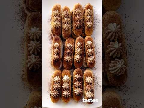 How to make no-bake tiramisu eclairs (without making choux pastry)