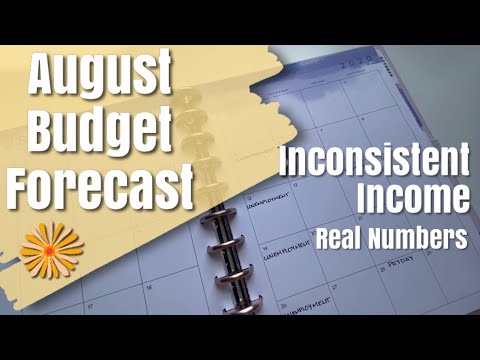 August Income Forecast - Why SO Different? | Inconsistent Income and Set Backs | REAL NUMBERS