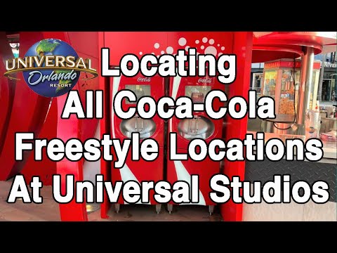 Coca-Cola FreeStyle Locations In Universal Studios