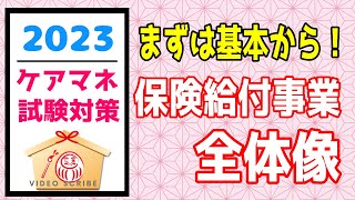 保険給付事業の全体像　わかりやすく解説　ケアマネ試験対策  メダカの学校　聞き流し