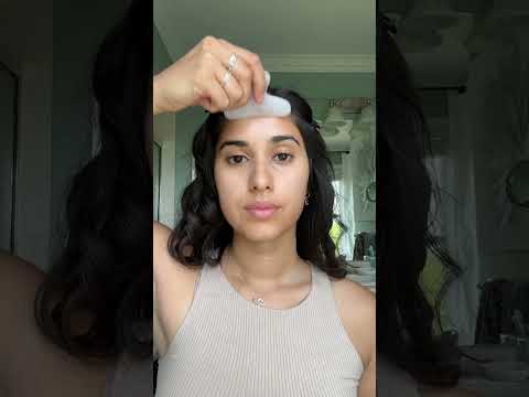 Gua Sha Facial Massage Routine #guashamassage #guasha #lymphaticdrainage