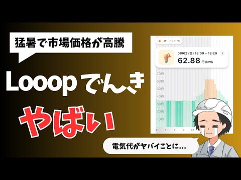 【電気代高騰】LOOOPでんきがやばい！？ このまま使い続けるべきか他社と比較して検討してみた