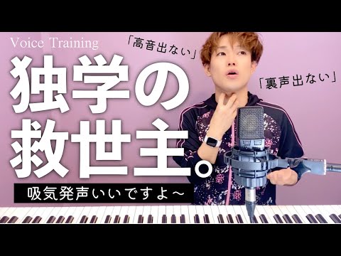 独学ボイトレの救世主！裏声出ない＋高音出ない方は吸気発声！【コツ４つ】