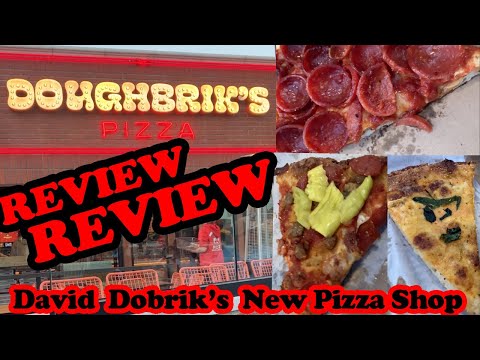 REVIEW: DOUGHBRIK'S PIZZA -David Dobrik's New Pizza Shop in Los Angeles! 🍕🍕 #shorts #doughbrikspizza