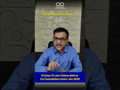 Video - 4 | 13 Days 13 Videos | CA Foundation | Amit Bachhawat Training Forum