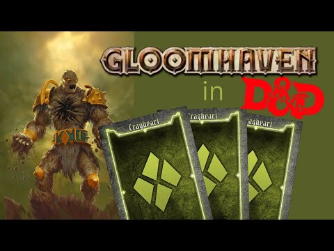 Creating the Gloomhaven Cragheart in Dungeons and Dragons 5th edition