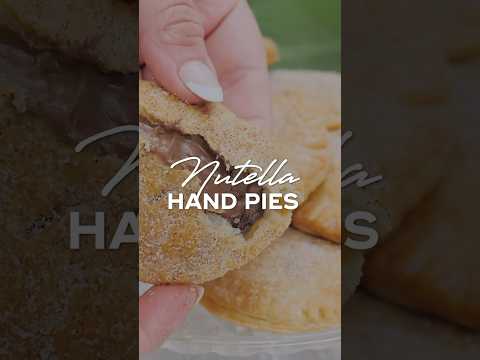 Nutella Hand Pies (make these easy #airfryer mini pies for #WorldNutellaDay today!) #shorts #nutella