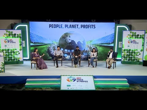 Panellists at Storyboard18 Power of Purpose: Sustainability Edition