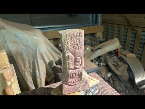 Woodchucker is live! Wood carving